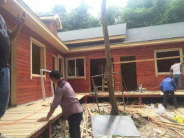 搭建小木屋就找江西本色木結構公司